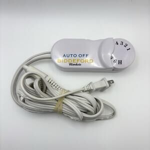 Biddeford Blanket TC13BA 4 Prong Analog Heated Electric Controller with Auto-off